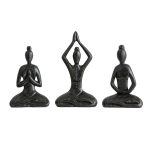 Декор для интерьера деревянный, фигурка йога ШАНТИ ДО — изображение 5