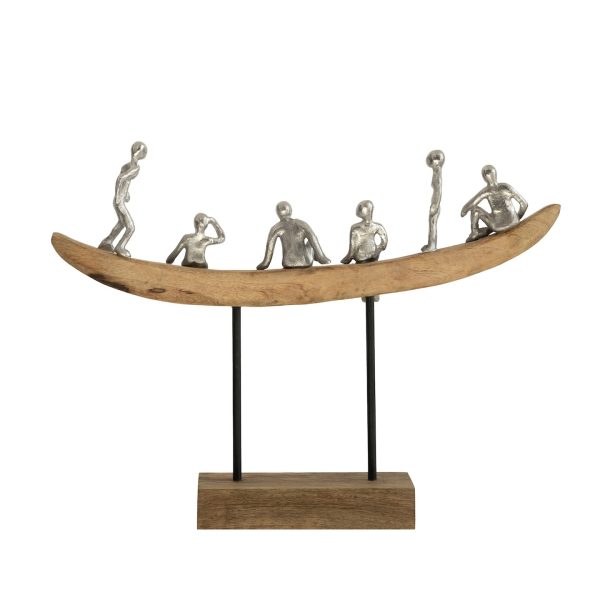 Декор для интерьера деревянный, фигурка Лодка САРФ ЕК — изображение 4