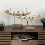 Декор для интерьера деревянный, фигурка Лодка САРФ ЕК — изображение 5