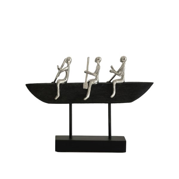 Декор для интерьера деревянный, фигурка Лодка САРФ ТИН — изображение 4