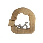 Декор для интерьера деревянный, композиция люди САРФ ЧАХ — изображение 5