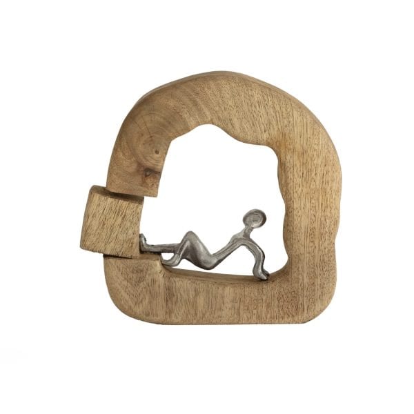 Декор для интерьера деревянный, композиция люди САРФ ЧАХ — изображение 5