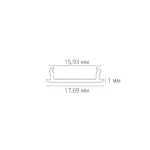 Декоративная вставка 1м Arte Lamp для шинопровода TRACK ACCESSORIES A540106С — изображение 3