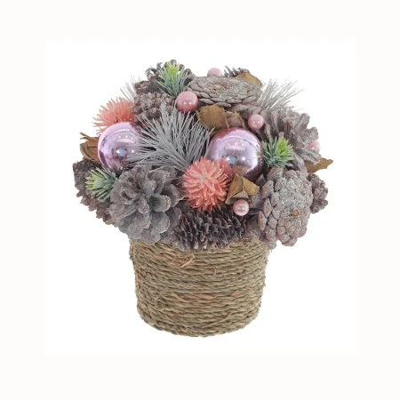 Деорация в кашпо Новогодняя композиция