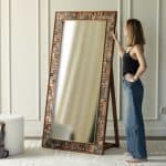 Деревянное зеркало, САРИКА 5 с подставкой — изображение 4