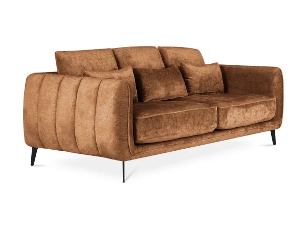 Диван Amsterdam трёхместный коричневый — изображение 2