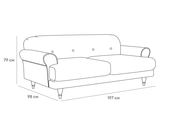 divan-italia-2 Диван Italia светло-серый — изображение 3