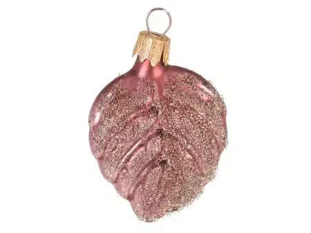 Елочное украшение Amber Лист