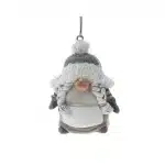 Елочное украшение Гном с косичками