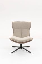 Кресло лаунж Sway бежевый с коричневым — изображение 3