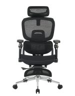 Кресло офисное TopChairs Prodigy с оттоманкой черный — изображение 3