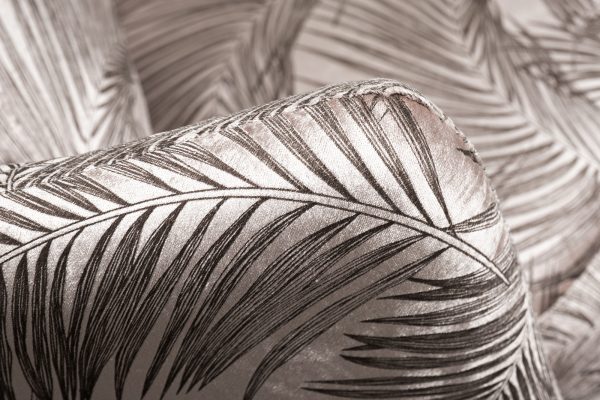 kreslo-verona-vrashhajushheesjavelvet-print-listja-valdes110-begbronza-707780sm-3 Кресло Verona вращающееся,вельвет принт листья Valdes110-BEG/бронза 70*77*80см — изображение 4