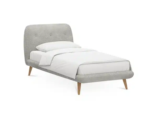 Кровать Loa 900 светло-серый — изображение 2
