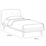 Кровать Loa 900