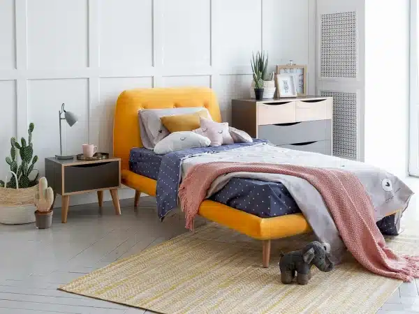 Кровать Loa 900 светло-серый — изображение 5