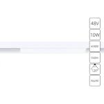 Магнитный трековый светильник Arte Lamp LINEA A4662PL-1WH