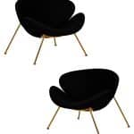 Набор 2 шт Кресло дизайнерское DOBRIN EMILY