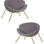 Набор 2 шт Кресло дизайнерское DOBRIN EMILY