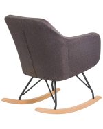 Набор 2 шт Кресло-качалка DOBRIN KIARA, серая ткань (LAR-106D-26) — изображение 5