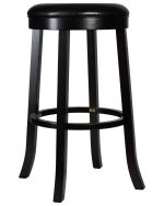 Набор 2 шт Круглый барный табурет DOBRIN BOB BAR, капучино, черный — изображение 5