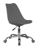 Набор 2 шт Офисное кресло для персонала DOBRIN MICKEY, темно-серый — изображение 3