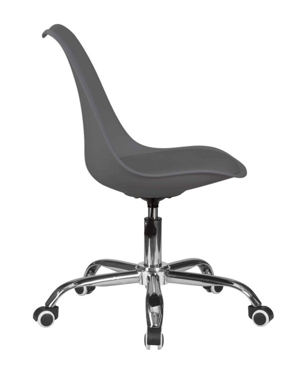 Набор 2 шт Офисное кресло для персонала DOBRIN MICKEY, темно-серый — изображение 4