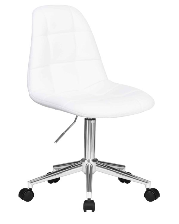 Набор 2 шт Офисное кресло для персонала DOBRIN MONTY, белый — изображение 3