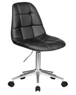 Набор 2 шт Офисное кресло для персонала DOBRIN MONTY, чёрный — изображение 3