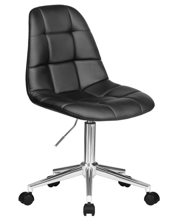 Набор 2 шт Офисное кресло для персонала DOBRIN MONTY, чёрный — изображение 3