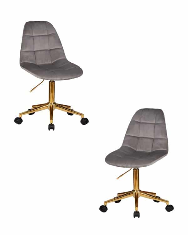 Набор 2 шт Офисное кресло для персонала DOBRIN MONTY GOLD Набор 2 шт Офисное кресло для персонала DOBRIN MONTY GOLD