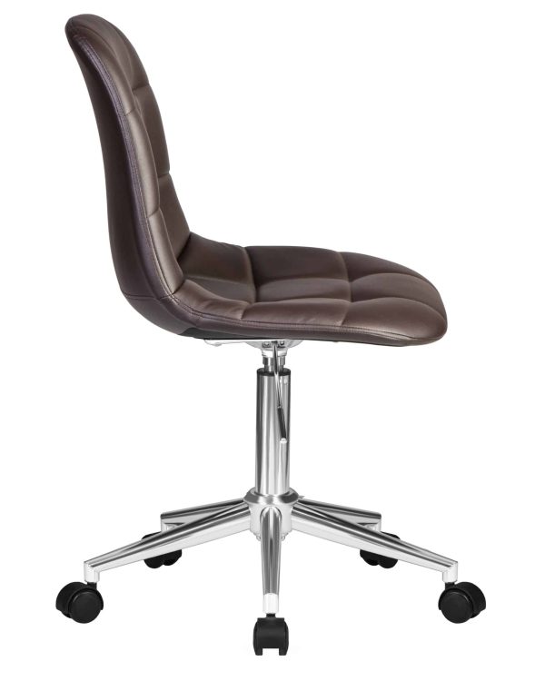 Набор 2 шт Офисное кресло для персонала DOBRIN MONTY, коричневый — изображение 4