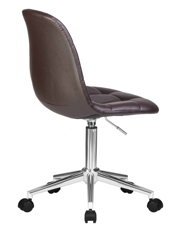 Набор 2 шт Офисное кресло для персонала DOBRIN MONTY, коричневый — изображение 5