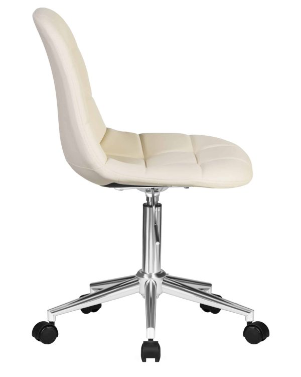 Набор 2 шт Офисное кресло для персонала DOBRIN MONTY, кремовый — изображение 4