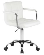 Набор 2 шт Офисное кресло для персонала DOBRIN TERRY, белый — изображение 3