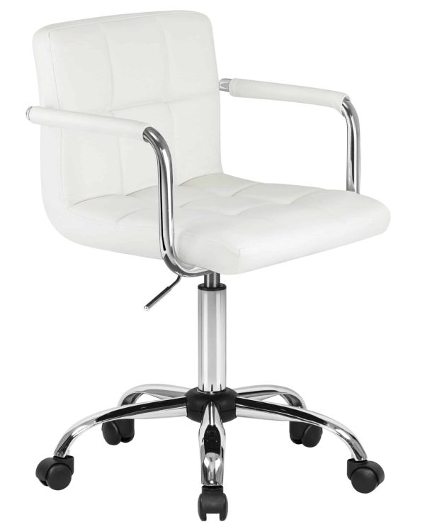 Набор 2 шт Офисное кресло для персонала DOBRIN TERRY, белый — изображение 3