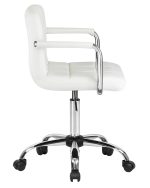 Набор 2 шт Офисное кресло для персонала DOBRIN TERRY, белый — изображение 4
