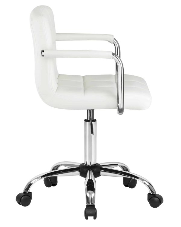 Набор 2 шт Офисное кресло для персонала DOBRIN TERRY, белый — изображение 4