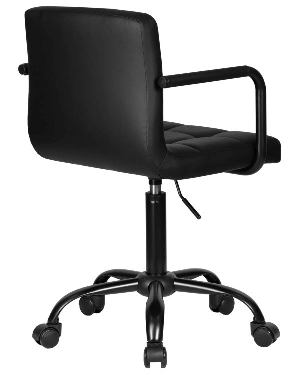 Набор 2 шт Офисное кресло для персонала DOBRIN TERRY BLACK, чёрный — изображение 5