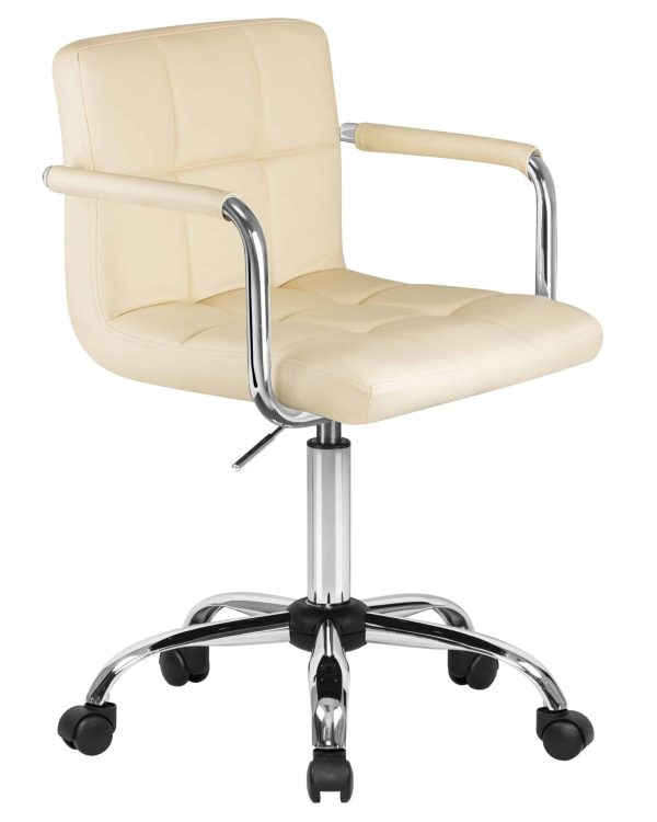 Набор 2 шт Офисное кресло для персонала DOBRIN TERRY, кремовый — изображение 3