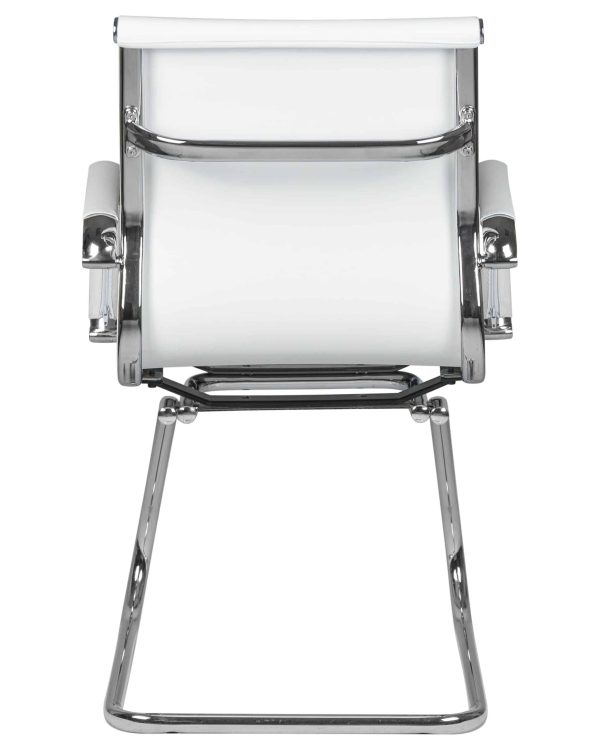 Набор 2 шт Офисное кресло для посетителей DOBRIN CODY, белый — изображение 5