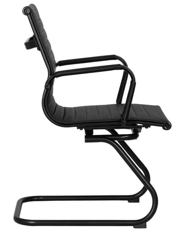 Набор 2 шт Офисное кресло для посетителей DOBRIN CODY BLACK, чёрный — изображение 4