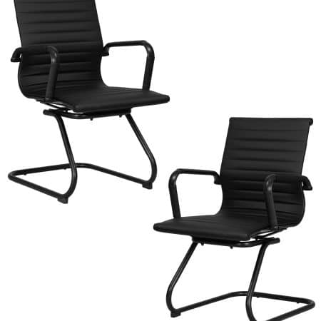 Набор 2 шт Офисное кресло для посетителей DOBRIN CODY BLACK