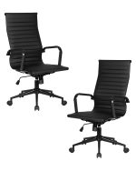 Набор 2 шт Офисное кресло для руководителей DOBRIN CLARK SIMPLE BLACK