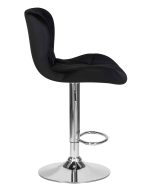 Набор 2 шт Стул барный DOBRIN BARNY, черный велюр (MJ9-101) — изображение 4
