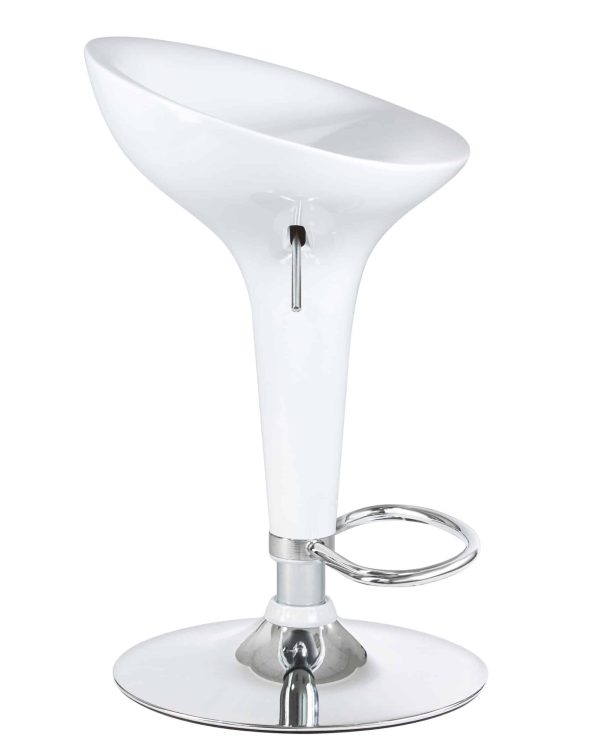 Набор 2 шт Стул барный DOBRIN BOMBA, белый — изображение 4