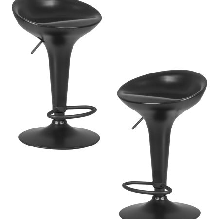 Набор 2 шт Стул барный DOBRIN BOMBA BLACK