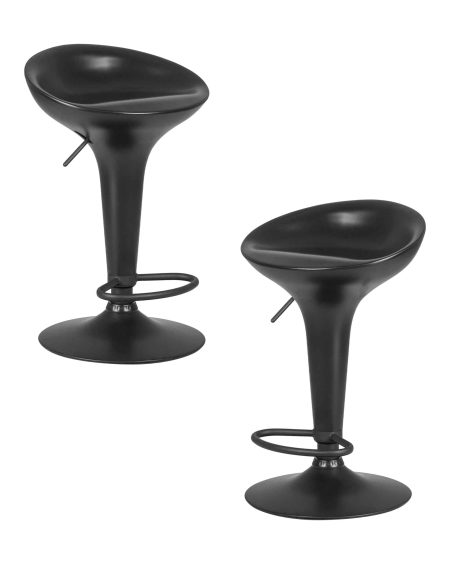 Набор 2 шт Стул барный DOBRIN BOMBA BLACK