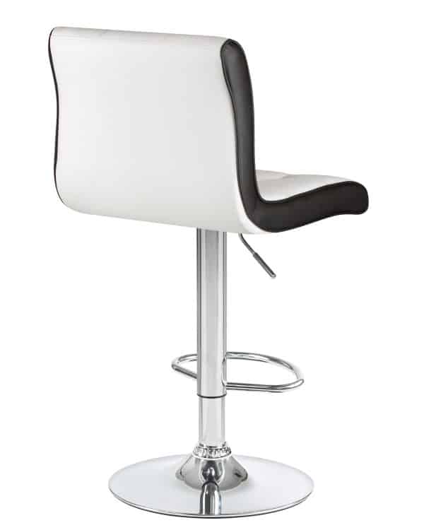 Набор 2 шт Стул барный DOBRIN CANDY, бело-чёрный — изображение 5
