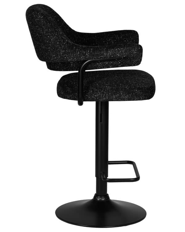 Набор 2 шт Стул барный DOBRIN CHARLY BLACK, черный твид (LEO18) — изображение 4