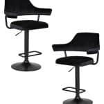 Набор 2 шт Стул барный DOBRIN CHARLY BLACK